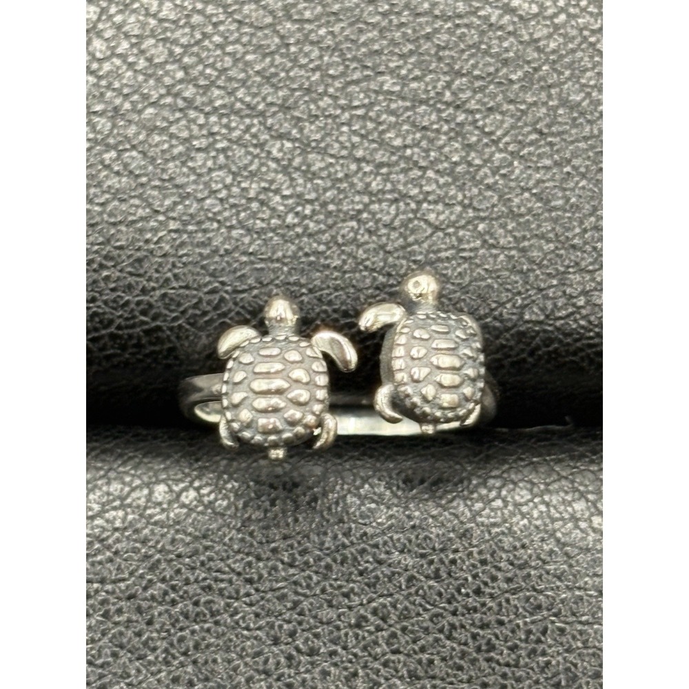 New Condition Sterling Silver Turtle Toe Ring 925 G7